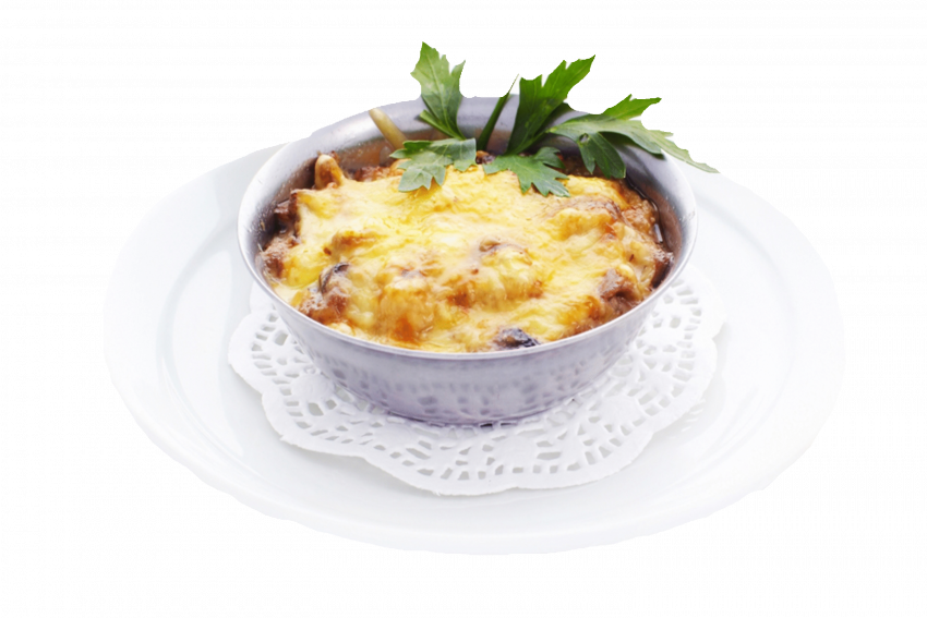 Грибной жульен с куриной грудкой