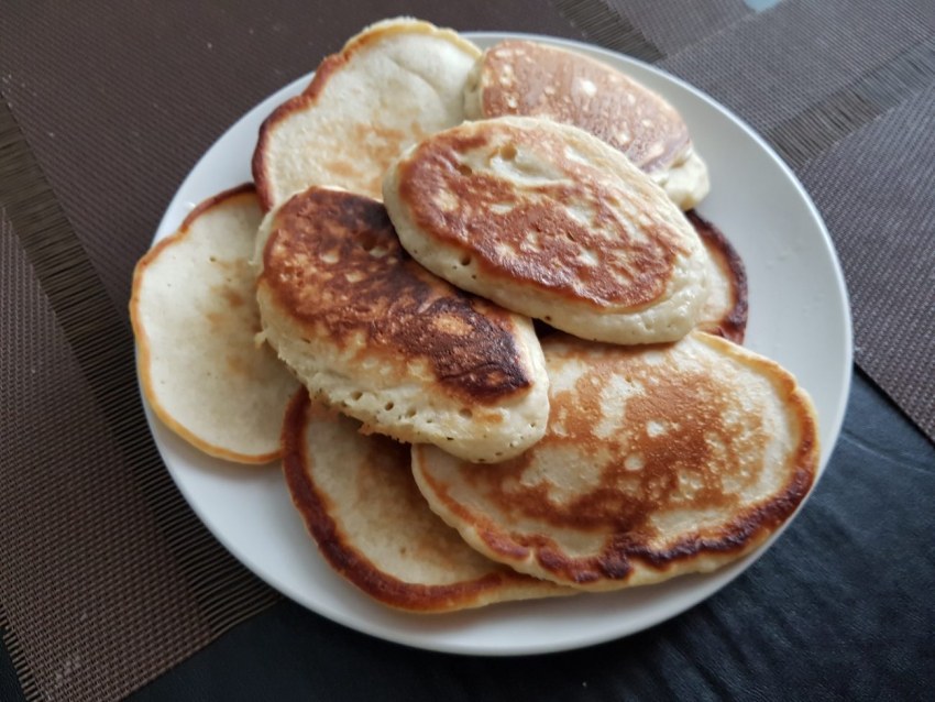 Оладьи дрожжевые пышные