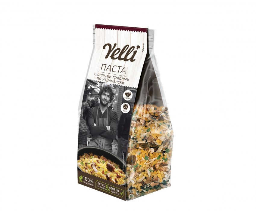 Паста с грибами Yelli