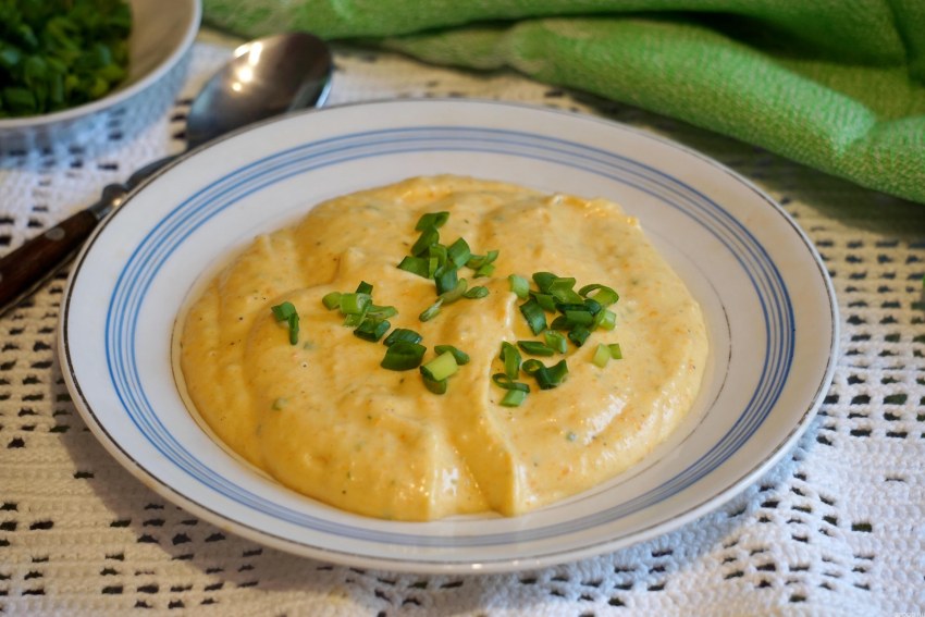 Гороховое пюре с овощами