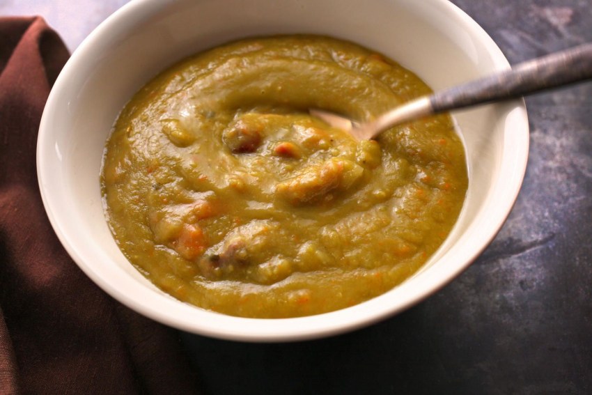 Пюре из турецкого гороха и карри