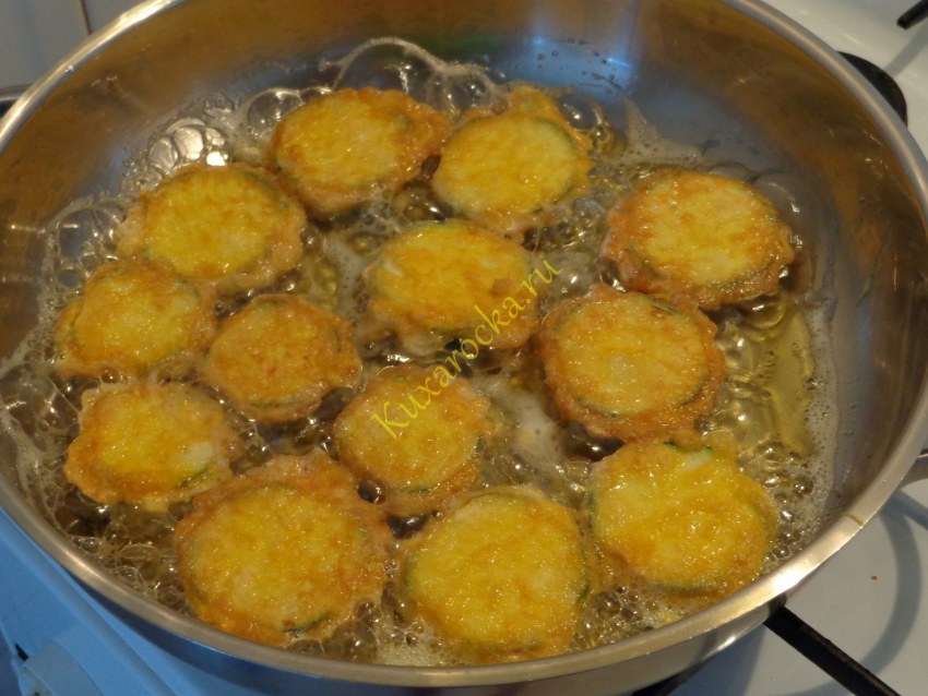 Баклажаны жареные кружочками