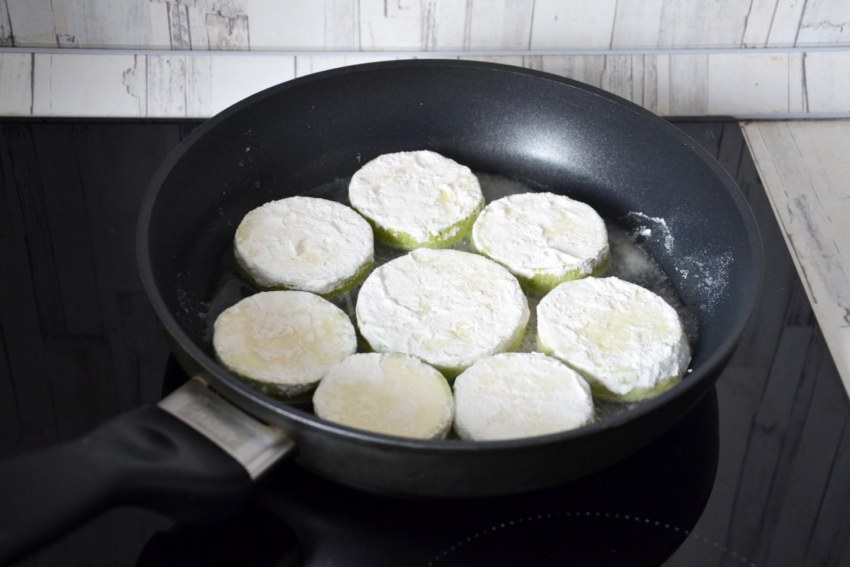 Закуска из жареных кабачков