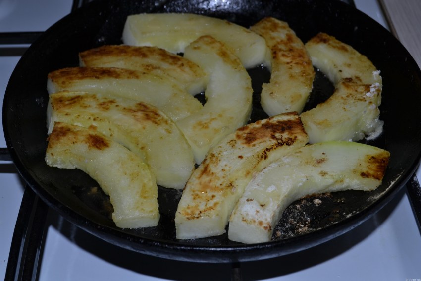 Жареные кабачки кружочками