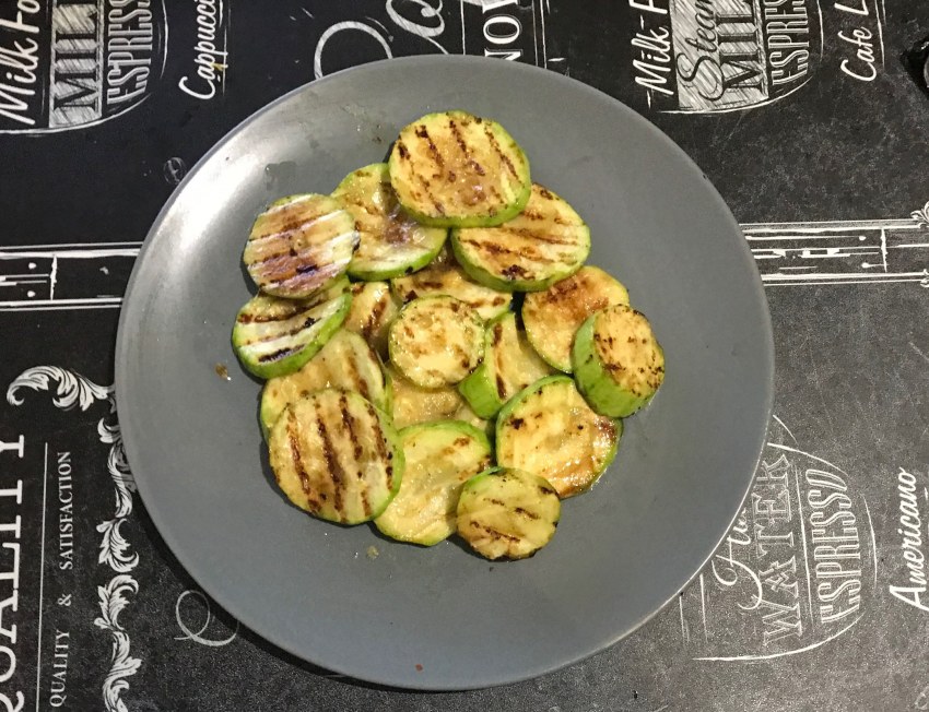 Кабачки жареные с зеленью
