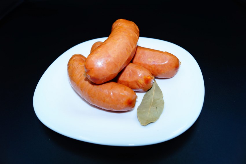 Колечки из сосисок