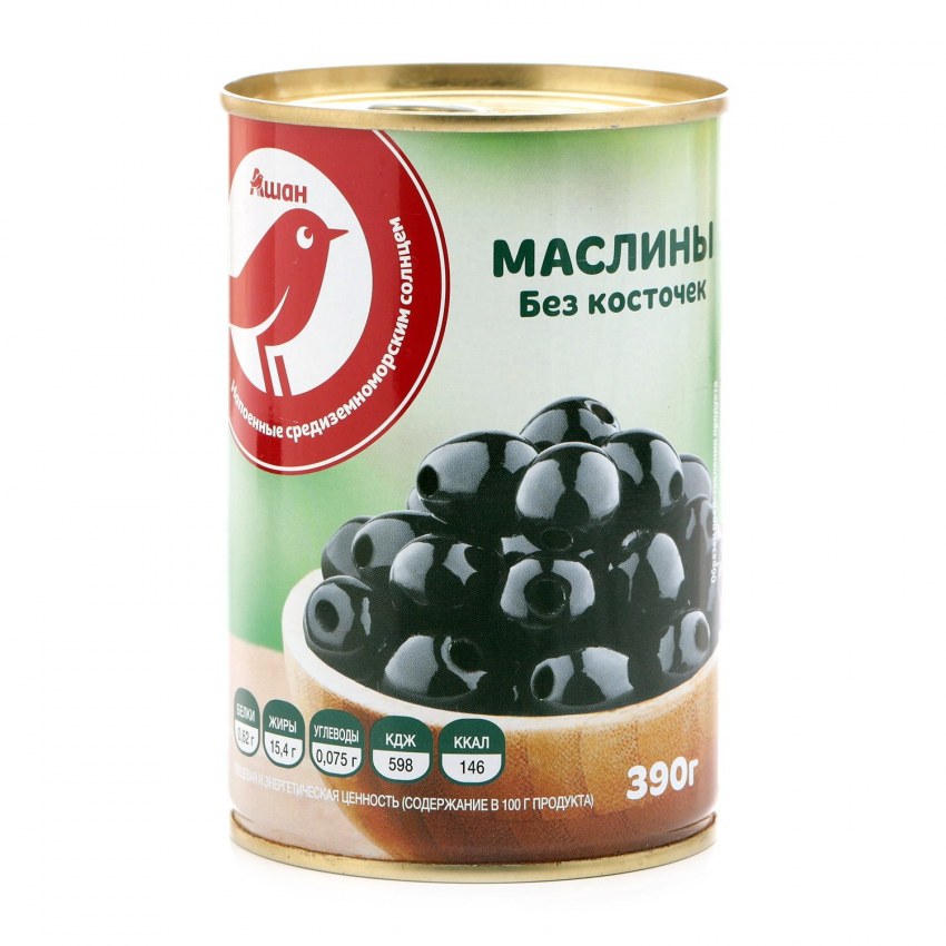 Маслины ITLV резаные 314 мл