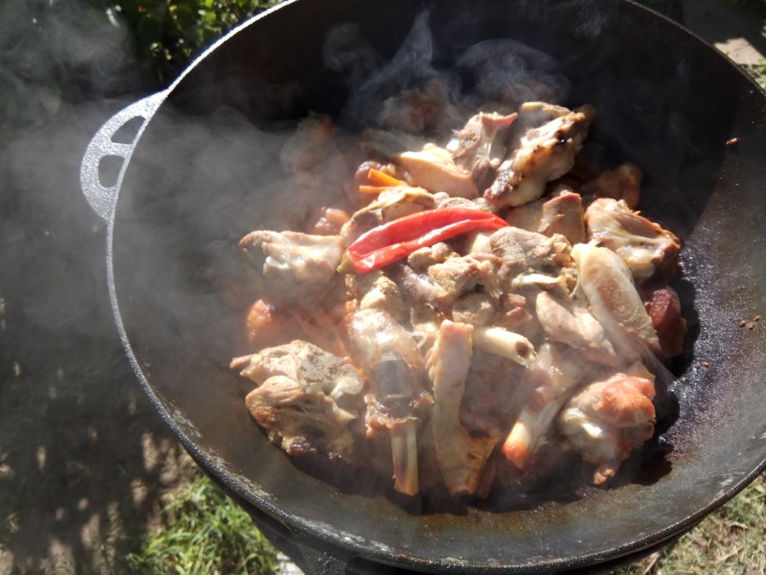 Кулеш на костре