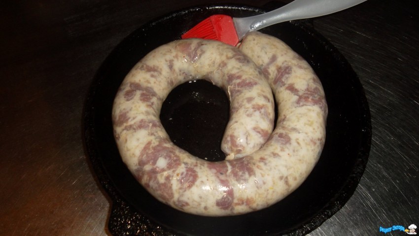 Домашняя вареная колбаса