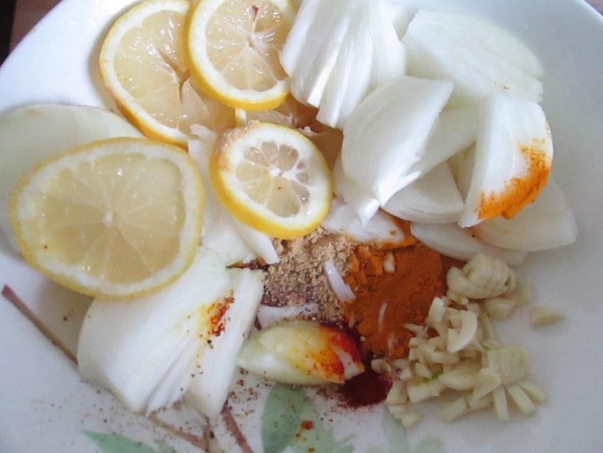 Курица по мароккански в тажине с кус кусом