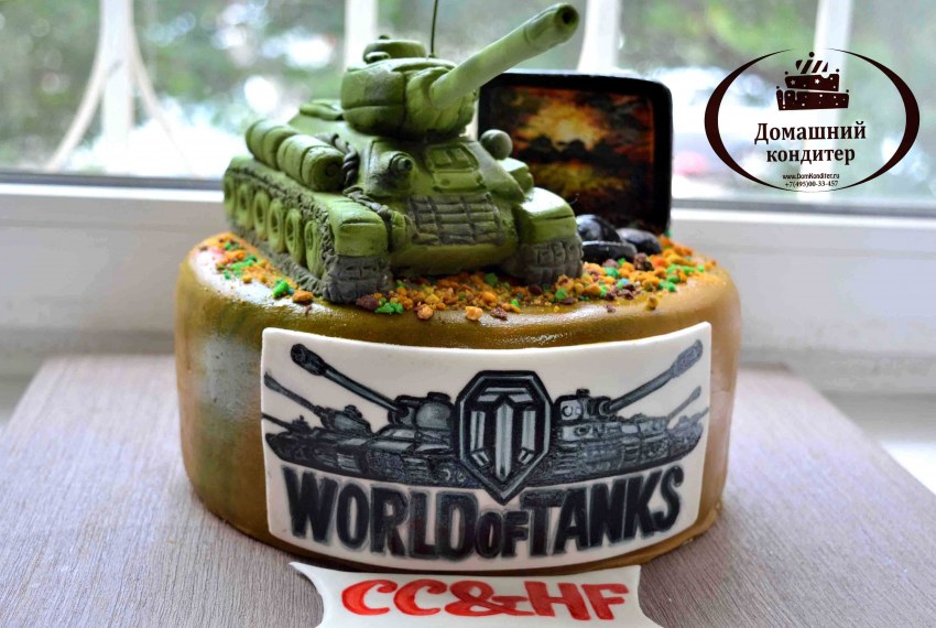 Торт с танками World of Tanks