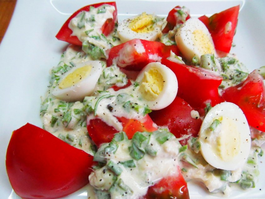 Салат из копченой курицы