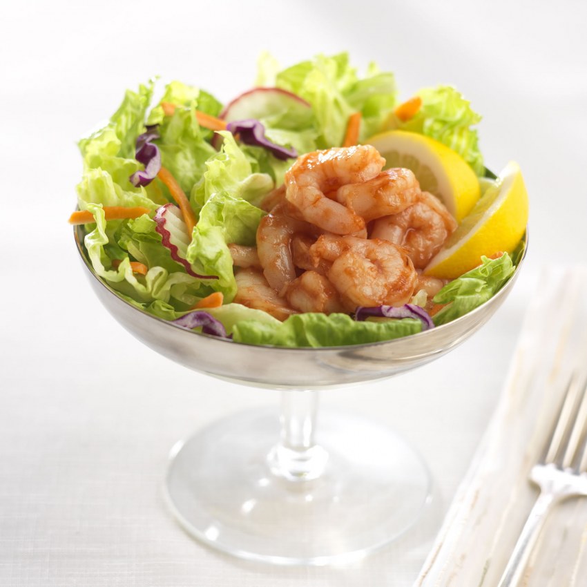 Салат с морепродуктами
