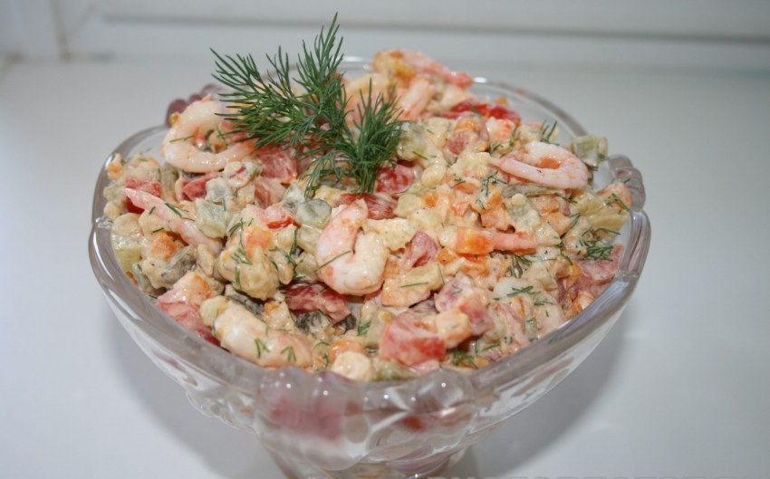 Цезарь с креветками