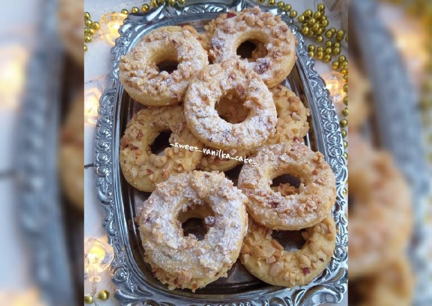 Калорийность песочного кольца с арахисом