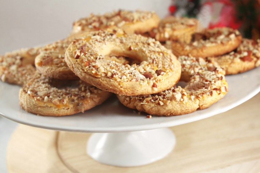 Песочные кольца с арахисом