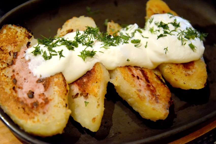 Литовские картошка мясо