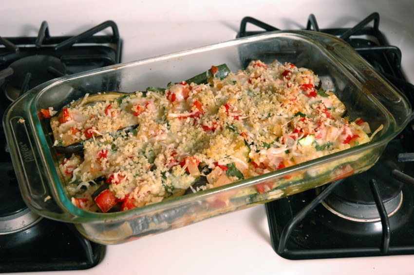 Курица с картошкой в утятнице в духовке