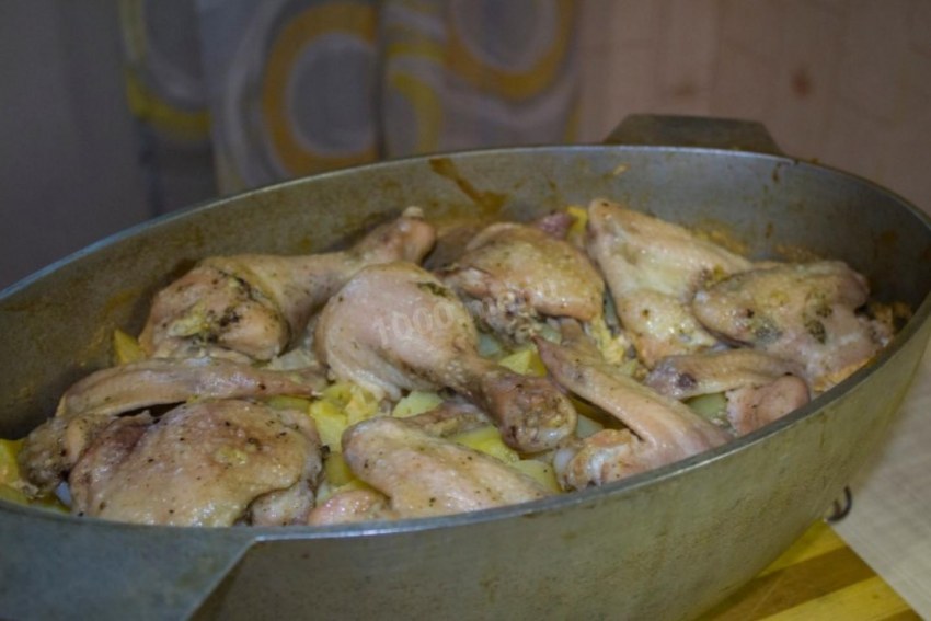 Говядина с овощами в духовке