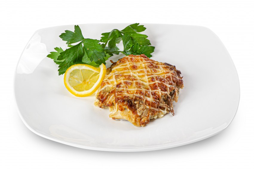 Рыба по гречески с лимоном