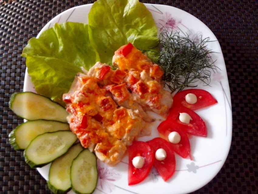 Рыба по гречески
