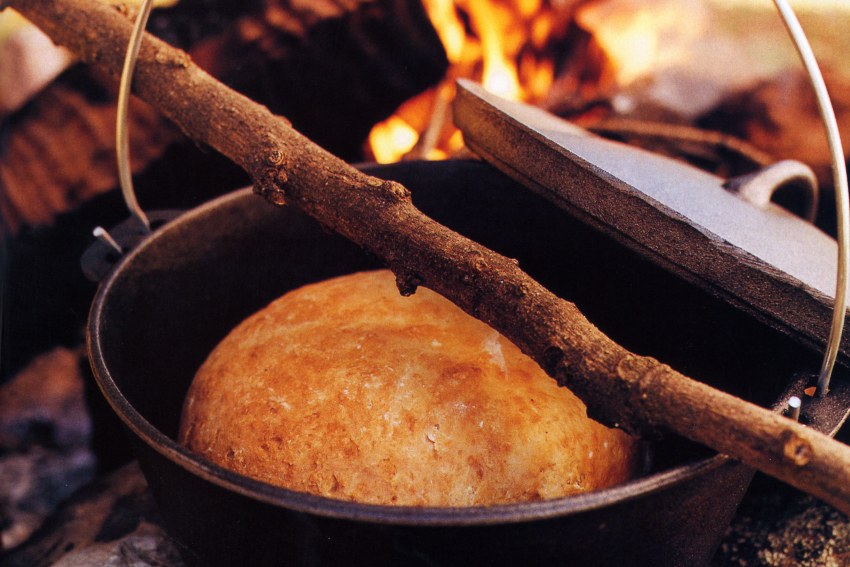 Damper with Golden Syrup Australia