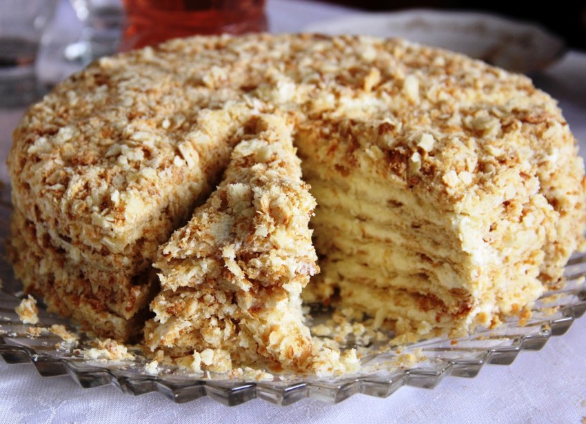 Наполеон с клубникой