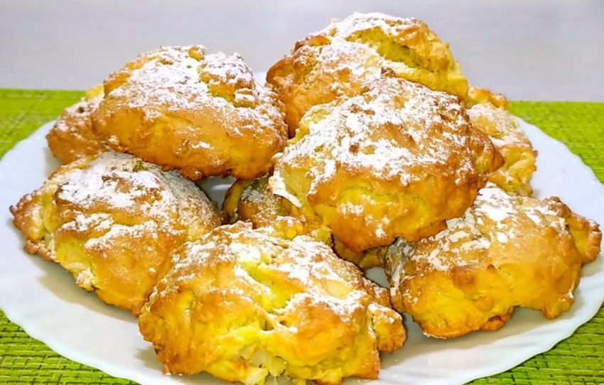 Мягкое печенье с яблоками