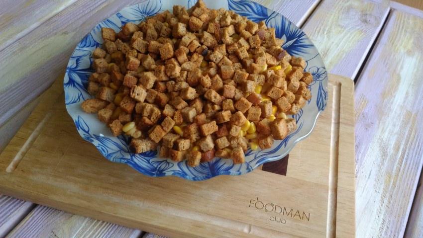 Салат кукуруза фасоль крабовые палочки