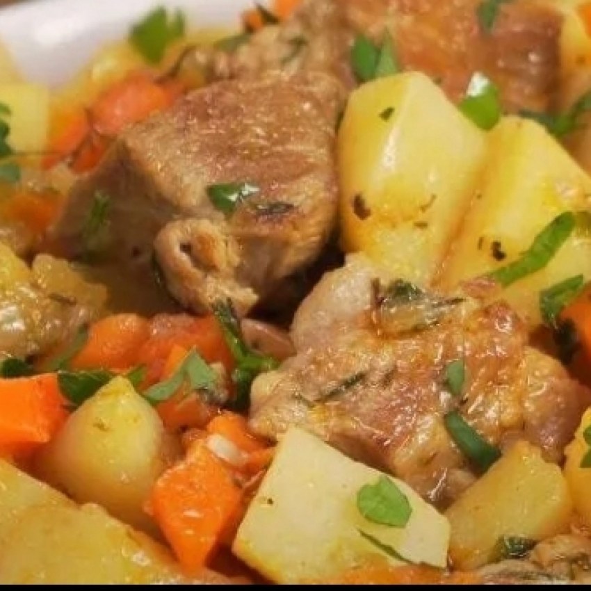 Свинина с картошкой