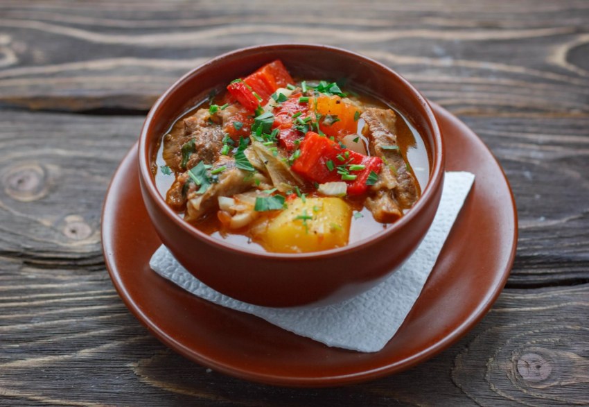 Приготовленное свиное мясо