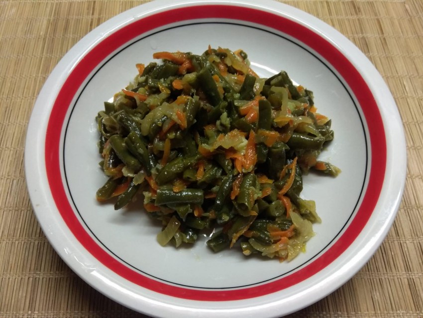Зелёная фасоль стручковая по-корейски