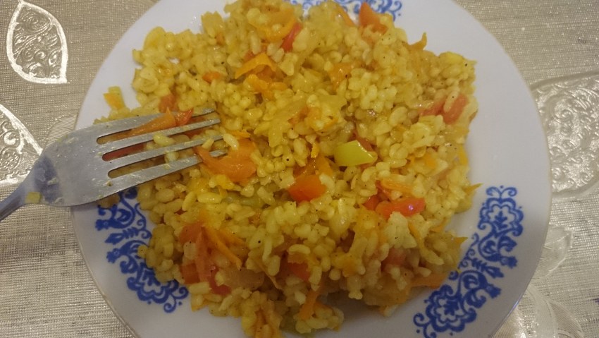 Булгур с морковью