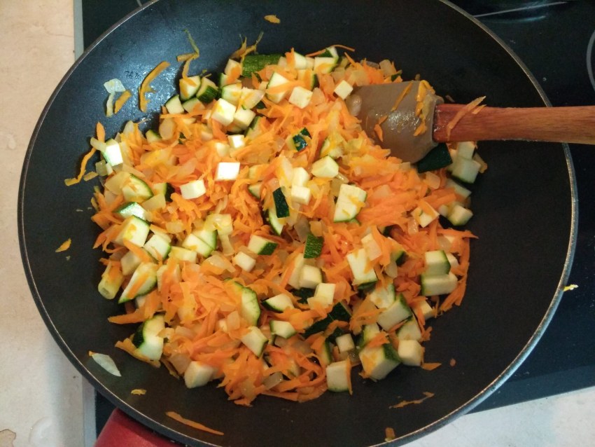Булгур с кабачками