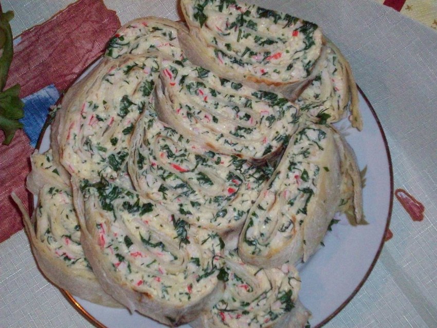 Риет из крабовых палочек