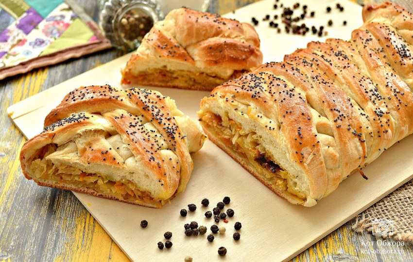Пирог Штолле рыбный