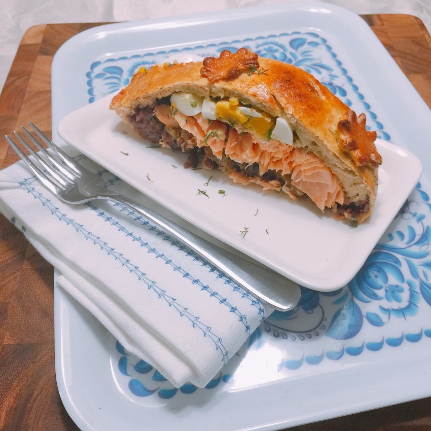 Кулебяка с капустой
