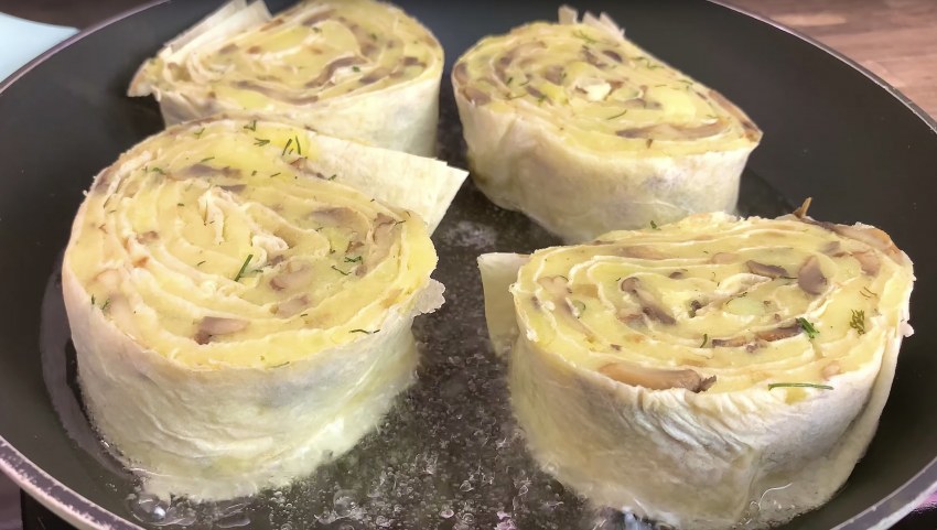 Лаваш с картошкой
