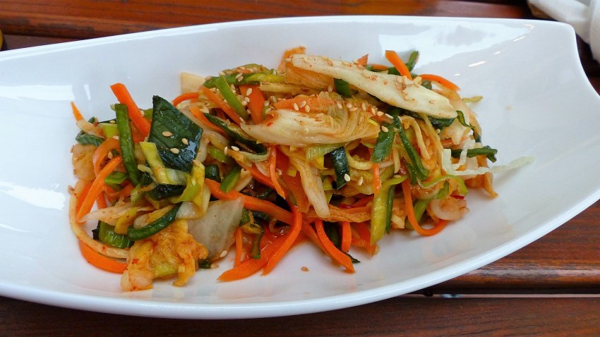 Капуста с морковью по-корейски