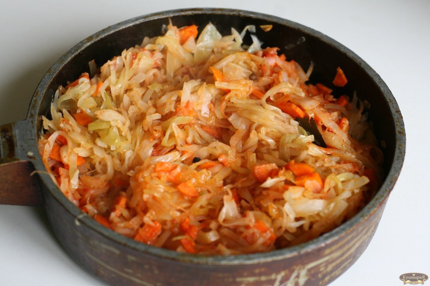 Тушеная капуста