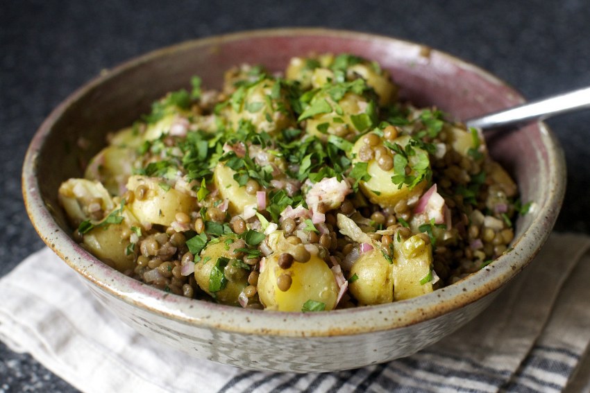 Немецкий картофельный салат (Kartoffelsalat)