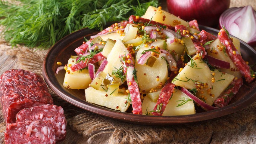 Немецкий картофельный салат