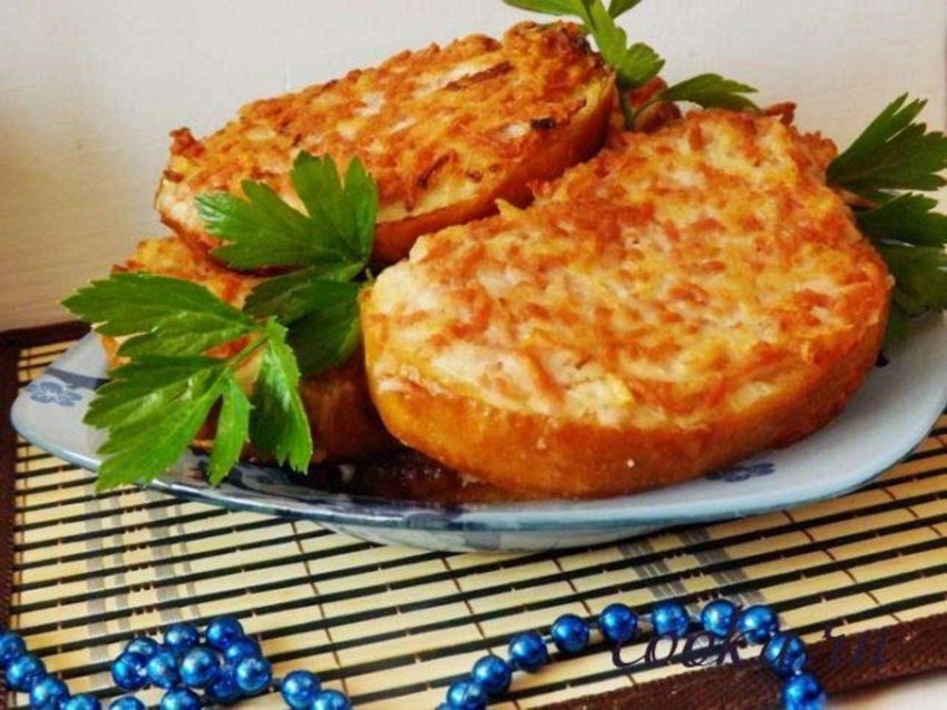 Горячие бутерброды с картошкой