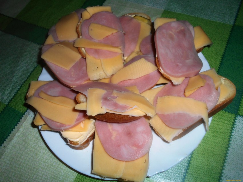 Бутерброды с кальмарами