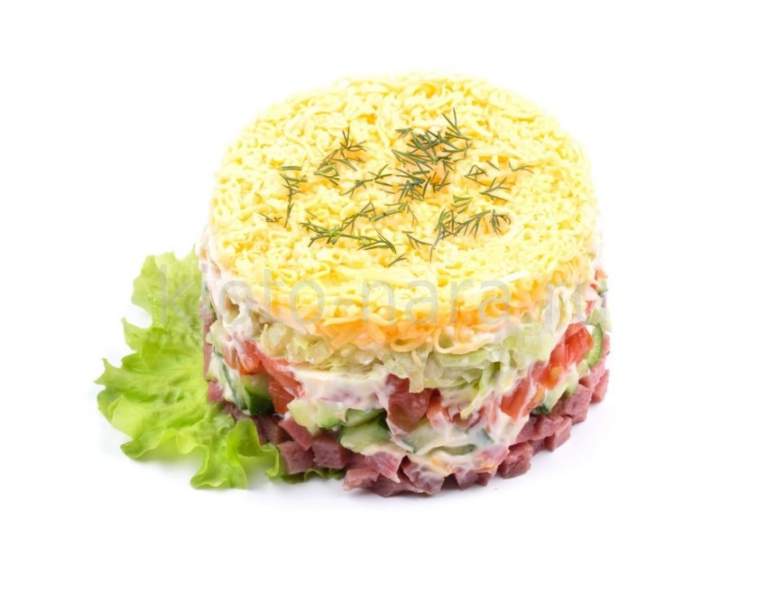 Салат слоями