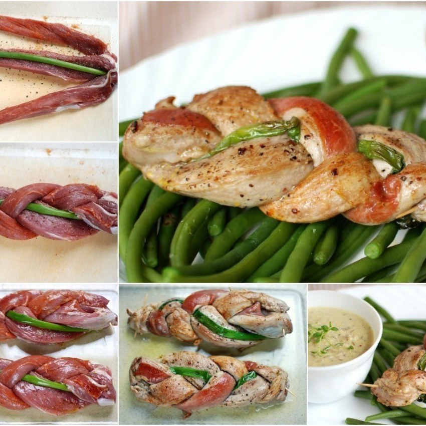 Косичка с мясом