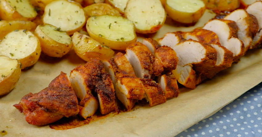 Мясная косичка запеченная в духовке