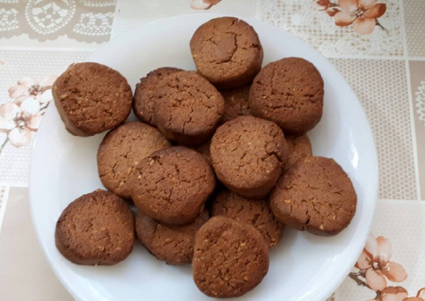 Овсяное печенье без муки и сахара