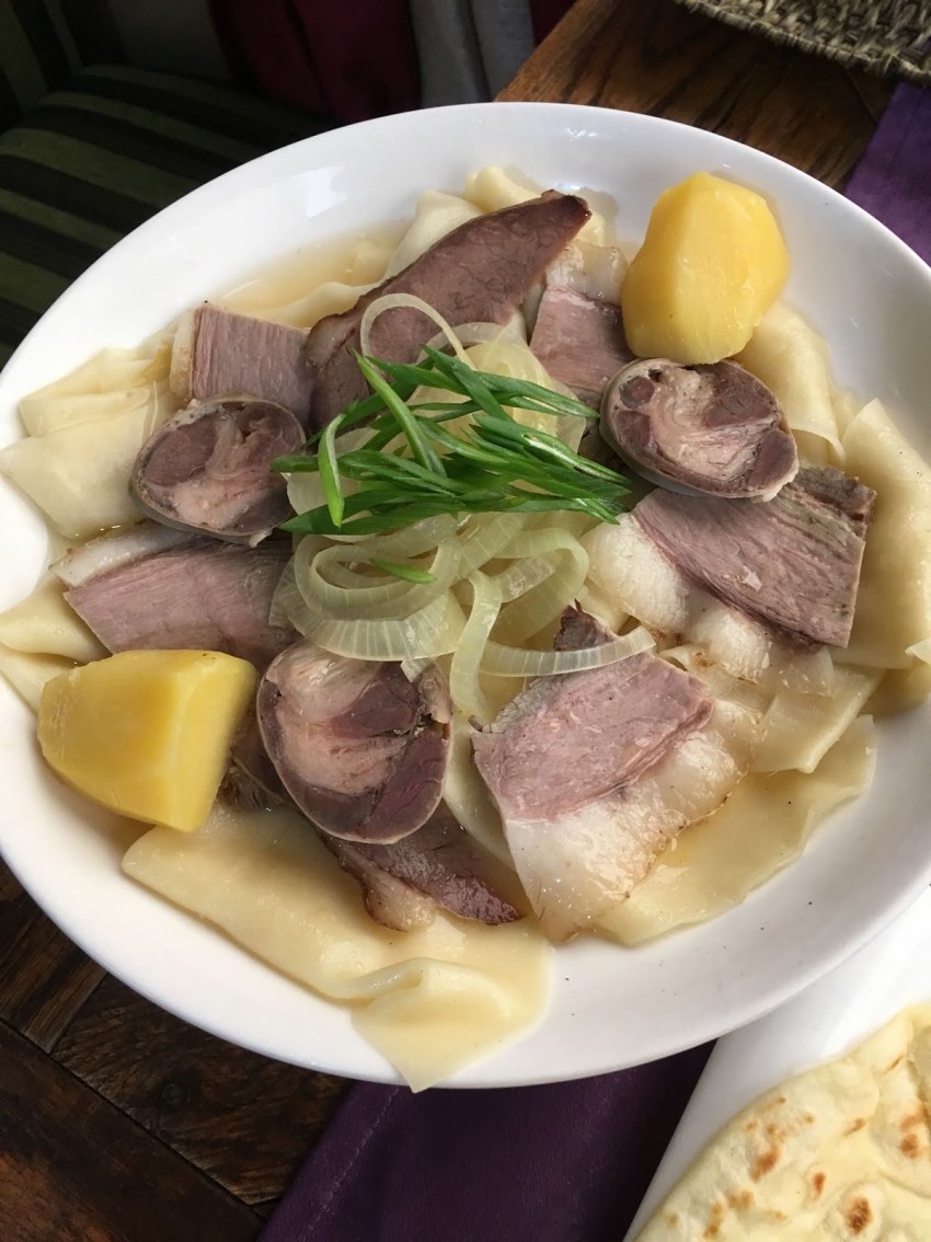 Бешбармак с кониной