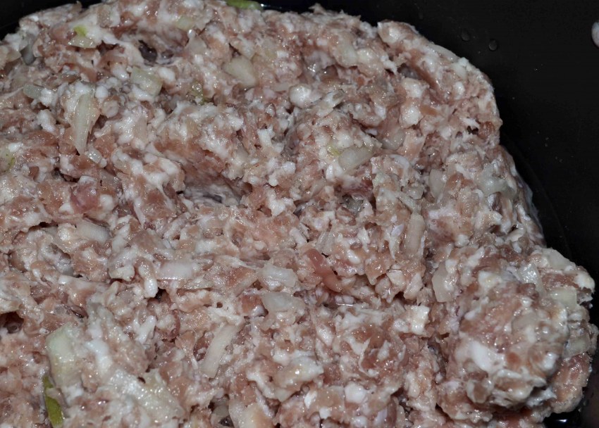 Кухня фарш вода мука